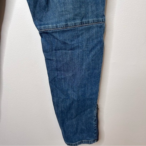 BDG Moto Style Jeans with Ankle Zippers Relaxed Slim Fit Tapered Size 29 - Picture 8 of 11